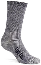 Load image into Gallery viewer, FUN TOES Men's Hiking Crew Merino Wool Socks 6 Pairs Lightweight, Reinforced Size 8-12 (2 Black, 2 Blue, 2 Brown)
