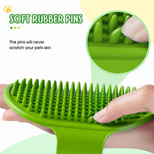 Load image into Gallery viewer, DOYOO 4 Pack Dog Brush, Pet Cat Dog Bowl cat/dog brush，Soothing Massage Rubber brush ， for Long Short Haired Dogs and Cats, band Collapsible Travel Pet Cat Dog Bowl
