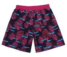 Load image into Gallery viewer, maoo garden Boys Swim Trunks Quick Dry Beach Board Shorts Mesh Lining UPF 50+ Swimwear 6010 Orange 3Y
