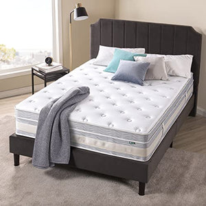 ZINUS 14 Inch Green Tea Cooling Swirl Memory Foam Hybrid Mattress / Pocket Innersprings for Motion Isolation / Edge Support, Queen