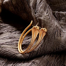Load image into Gallery viewer, MYEARS Women Ear Cuff Earrings Gold Pierced Cartilage Clip on Open Wrap Hoop 14K Gold Filled Simple Minimalist Delicate Hypoallergenic Jewelry Gift (Cobra)
