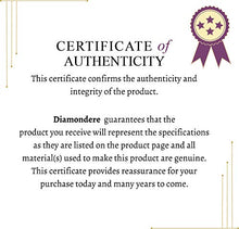 Load image into Gallery viewer, Diamondere Natural and Certified Pear Citrine and Diamond Halo Drop Petite Necklace in 14k White Gold | 0.33 Carat Pendant with Chain
