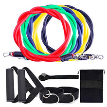 Load image into Gallery viewer, Resistance Bands Set - Expander Yoga Exercise Fitness Rubber Tube Bands for Home Gyms - Workout Elastic Pull Rope - Body Stretch Training Pedal Excerciser
