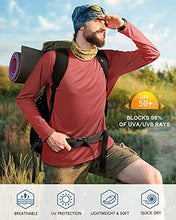 Load image into Gallery viewer, Roadbox Long Sleeve Running Workout Shirts for Men UV Sun Protection Tee Tops UPF 50+
