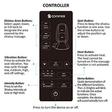 Load image into Gallery viewer, Comfier Shiatsu Back Massager with Heat -Deep Tissue Kneading Massage Seat Cushion, Massage Chair Pad for Full Back, Electric Body Massager for Home or Office Chair use
