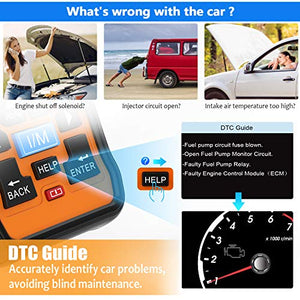 FOXWELL NT301 OBD2 Scanner Professional Mechanic OBDII Diagnostic Code Reader Tool for Check Engine Light