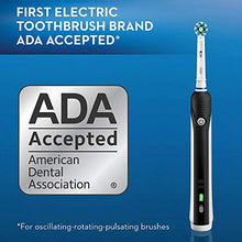 Load image into Gallery viewer, Oral-B 1000 CrossAction Electric Toothbrush, Black, Powered by Braun and Sensitive Gum Care Electric Toothbrush Replacement Brush Heads Refill, 3 Count
