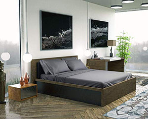 DreamCare 6 Piece Deep Pocket Sheets Microfiber Sheets Bed Sheets Bedding Sets Queen Size, Gray