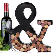 Load image into Gallery viewer, Made Easy Kit Metal Letter Wine Cork Keepsake Saver &amp; Holder Monogram w/Free Wall Mount Kit A-Z (Letter L, Large)

