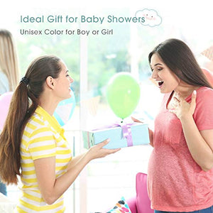 Hanging Diaper Caddy Organizer - Diaper Stacker for Changing Table, Crib, Playard or Wall & Nursery Organization Baby Shower Gifts for Newborn (Gray Cloud)