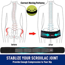 Load image into Gallery viewer, Featol Sacroiliac Hip Belt-Si Joint Belt For Women And Men For Alleviates Sciatic, Pelvic, Lower Back, Leg And Sacral Nerve Pain, Stabilize Si Joint Brace Trochanter Belt （Medium ）
