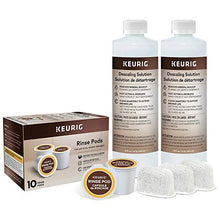 Load image into Gallery viewer, Keurig Brewer Maintenance Kit, Includes Descaling Solution, Water Filter Cartridges &amp; Rinse Pods, Compatible with Keurig Classic/1.0 &amp; 2.0 K-Cup Pod Coffee Makers, 14 count
