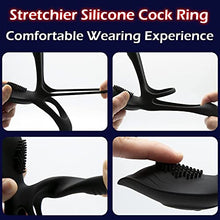 Load image into Gallery viewer, Vibrator for Couple, 3 in 1 Vibrating Cock Ring with 10 Modes, Men's Penis Rings Vibrators, Perineum Mens Vibrator, G spot, Clitorals Stimulator for Women, Sex Novelties, Adult Sex Toys &amp; Games
