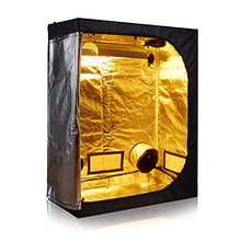Load image into Gallery viewer, TopoGrow D-Door 60"X32"X80" Indoor Grow Tent Room 600D Mylar High Reflective W/Plastic Corners
