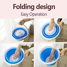 Load image into Gallery viewer, Portable Mini Foldable Washing Machine with Turbo Compact Ultrasonic Washer, Folding laundry Lazy Magic Tub USB Powered Lightweight Washer for Home Travel Dormitory Apartment
