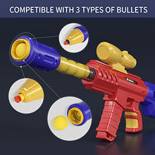 Load image into Gallery viewer, TEMI 2 in 1 Shooting Game Toy for Kids, 2pk Foam Ball Popper Air Guns with Shooting Target, 24 Foam Balls, 40 Foam Darts, Indoor and Outdoor Toys for Kids Ages 4 5 6 7 8 9 10+ Years Old Boys, Girls
