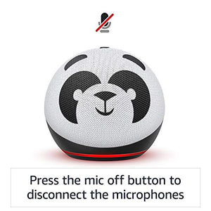 Echo Dot (4th Gen) Kids | Designed for kids, with parental controls | Panda