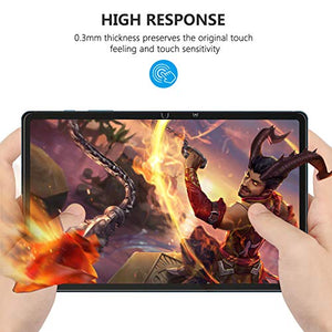 SPARIN 2 Pack Screen Protector Compatible with Samsung Galaxy Tab S8/S7 11 inch, Tempered Glass, Alignment Frame