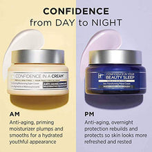 Load image into Gallery viewer, IT Cosmetics Confidence in a Cream - Facial Moisturizer - Reduces the Look of Wrinkles &amp; Pores, Visibly Brightens Skin - With Hyaluronic Acid &amp; Collagen - 2.0 fl oz
