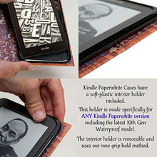 Load image into Gallery viewer, Kindle Paperwhite Case (All Versions Including 2018 Waterproof Model) Book Cover Style (Floral Green My Book)
