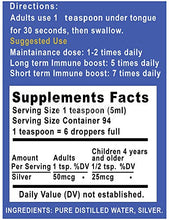 Load image into Gallery viewer, Colloidal Silver Liquid Solution 16 oz in Glass Bottle 10 PPM
