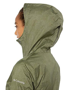 Columbia Women's Splash A Little II Jacket, Waterproof & Breathable, X-Large, Nordic Stars Print