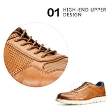 Load image into Gallery viewer, Meijiana Men's Oxford Shoes Men Fashion Light Shoes Brown Casual Business Shoes
