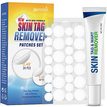 Load image into Gallery viewer, Pureskin Safe &amp; Effective Formula Skin Tag Remover Patches Set, Skin Tag Removal Patches Set with Natural Ingredients for Your Skin Tag
