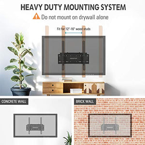MOUNTUP TV Wall Mounts - Full Motion TV Wall Mount for 26-55 Inch Flat Screens and Curved TVs up to 88 LBS, Wall Mount TV Bracket with Dual Swivel Articulating Arms, Max VESA 400x400mm MU0010