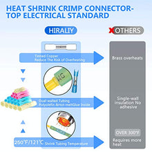 Load image into Gallery viewer, 255 PCS Heat Shrink Butt Connectors HIRALIY 100 PCS Solder Seal Wire Connectors &amp; 155 PCS Heat Shrink Crimp Connectors Waterproof Electrical Terminals Kit for Marine Automotive Motorcycle Wiring

