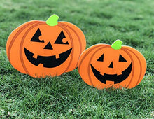 Load image into Gallery viewer, amscan Family Friendly Skeleton and Ghost Corrugate Yard Stake Signs Halloween Trick or Treat Party Outdoor Decoration, Plastic, 20" x 16", Pack of 6.
