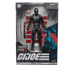 Load image into Gallery viewer, Hasbro G.I. Joe Classified Series Snake Eyes: G.I. Joe Origins Snake Eyes Action Figure 16, Premium 6-Inch Scale Toy with Custom Package Art , Black
