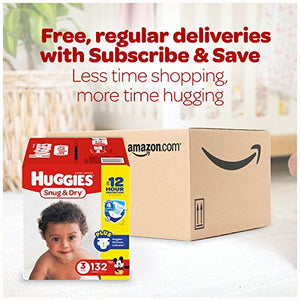 HUGGIES Snug & Dry Diapers, Size 4, 192Count (Packaging May Vary)
