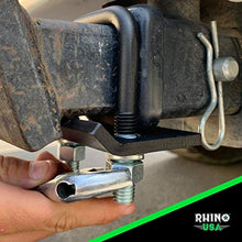 Load image into Gallery viewer, Rhino USA Locking Hitch Pin and Hitch Tightener Bundle - Includes Our Top Selling Anti Rattle Hitch Tightener Plus Our Patented Trailer Hitch Locking Pin
