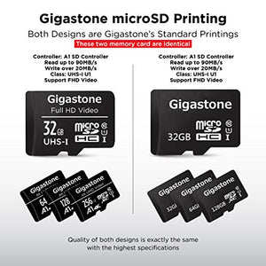 Gigastone 32GB 10-Pack Micro SD Card, Full HD Video, Surveillance Security Cam Action Camera Drone, 90MB/s Micro SDHC UHS-I U1 C10 Class 10