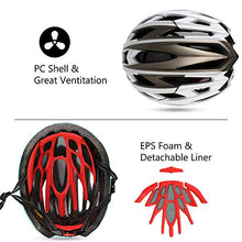 Load image into Gallery viewer, Basecamp Bike Helmet, Bicycle Helmet CPSC Certified Cycling/Climbing Helmet BC-069 with Detachable Magnetic Goggles Visor&amp;LED Back Light&amp;Portable Backpack Adjustable for Men/Women Mountain
