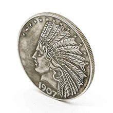 Load image into Gallery viewer, MarshLing Antique Liberty Indian Head Ten-Dollars Coin - Great American Commemorative Old Coins- Uncirculated Morgan Dollars-Discover History of US Coins Perfect Quality
