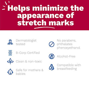 Mustela Maternity Stretch Marks Cream for Pregnancy - with Natural Avocado, Maracuja & Shea Butter - Lightly Fragranced - 5.07 fl. oz