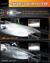 Load image into Gallery viewer, Nilight 9005 H11 LED Headlight Bulbs Kit, 350% Brightness, HB3 High Beam/ H11 Low Beam LED Bulbs Combo, 6000K Cool White, Mini Size, 4-Pack
