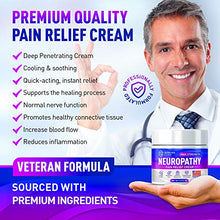 Load image into Gallery viewer, Neuropathy Nerve Pain Relief Cream - Maximum Strength Relief Cream for Foot, Hands, Legs, Toes Includes Arnica, Vitamin B6, Aloe Vera, MSM - Scientifically Developed for Effective Relief 2oz
