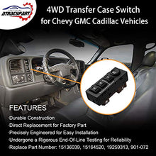 Load image into Gallery viewer, 4x4 Switch 4WD Wheel Drive Switch for | 2003-2007 Chevy Silverado Suburban Avalanche Tahoe, GMC Sierra Yukon, Cadillac Escalade | Replaces OE# 19259313, 901-072
