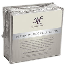Load image into Gallery viewer, Hotel Luxury Bed Sheets Set 1800 Series Platinum Collection Softest Bedding, Deep Pocket,Wrinkle &amp; Fade Resistant (Queen,Gray)
