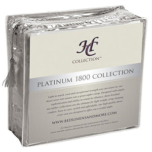 Hotel Luxury Bed Sheets Set 1800 Series Platinum Collection Softest Bedding, Deep Pocket,Wrinkle & Fade Resistant (Queen,Gray)