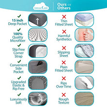 Load image into Gallery viewer, DreamCare 6 Piece Deep Pocket Sheets Microfiber Sheets Bed Sheets Bedding Sets Queen Size, Gray

