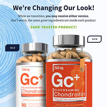 Load image into Gallery viewer, Glucosamine Chondroitin MSM Boswellia Serrata Hyaluronic Acid Supplement - Essential Elements | Joint Support Antioxidant Supplement for Flexibility - 90 Capsules
