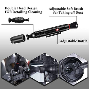 Aispour Camera Lens Cleaning Kit, 10-in-1 Camera Cleaning Kit, Camera Lens Cleaner and Camera Accessories, Includes Lens Cleaning Kit/Lens Cleaner/Lens Cleaning Pen/Soft Brush