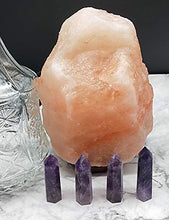Load image into Gallery viewer, Luckeeper Healing Crystal Wands | 2" Amethyst Crystal| 6 Faceted Reiki Chakra Meditation Therapy
