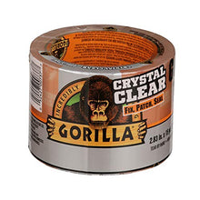Load image into Gallery viewer, Gorilla Crystal Clear Repair Duct Tape Tough &amp; Wide, 2.88" x 15 yd, Clear, (Pack of 1)
