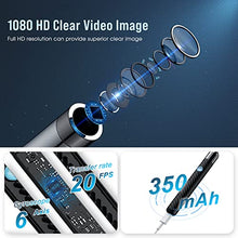 Load image into Gallery viewer, Ear Wax Removal - Earwax Remover Tool with 8 Pcs Ear Set - Ear Cleaner with Camera - Earwax Removal Kit with Light - Ear Camera with 6 Ear Spoon - Ear Cleaner for Kids, Adults &amp; Pets
