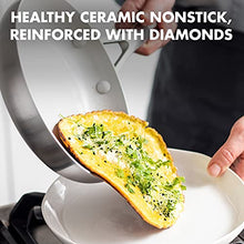 Load image into Gallery viewer, GreenPan Venice Pro Tri-Ply Stainless Steel Healthy Ceramic Nonstick 10&quot; Frying Pan Skillet, PFAS-Free, Multi Clad, Induction, Dishwasher Safe, Oven Safe, Silver
